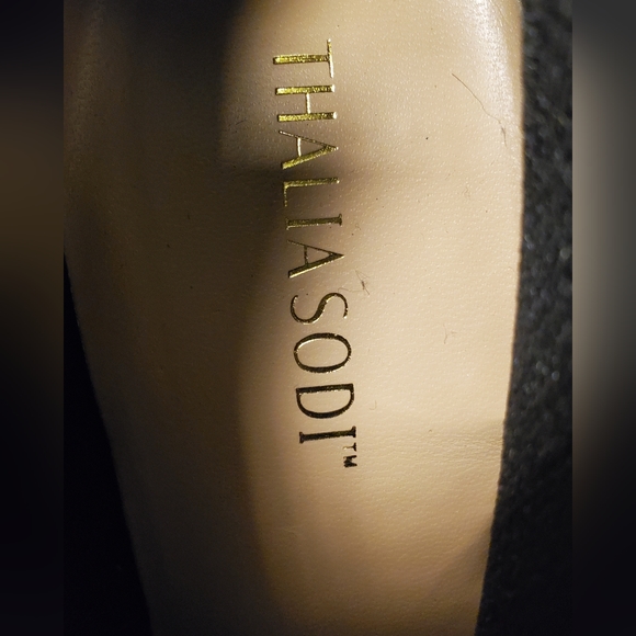 THALIA SODI Karmen Ankle Booties Black Knit 6M Pre-owned - Picture 12 of 14